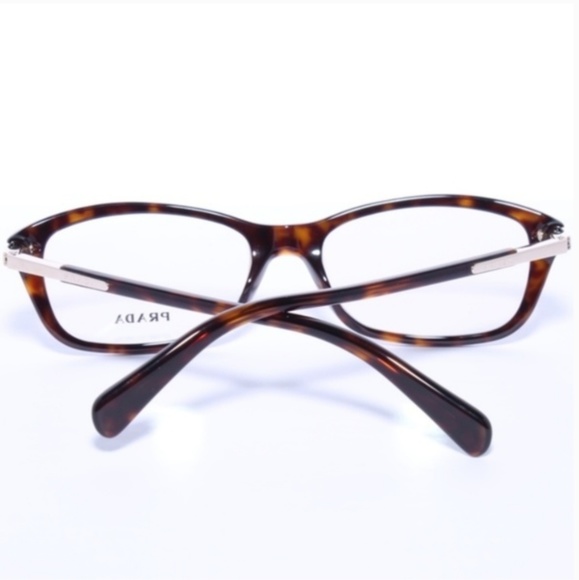 PRADA VPR 04P 2AU-1O1 Havana Tortoise Eyeglasses - Picture 3 of 5